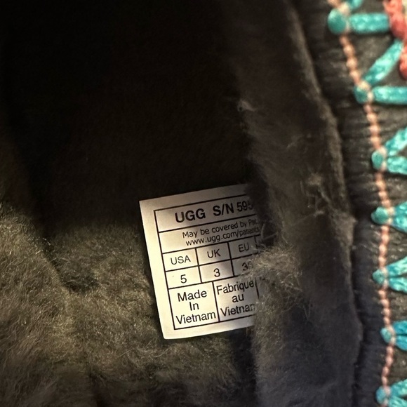 UGG Dark Gray Tasman Slippers Slip On Suede Mules - Picture 11 of 13